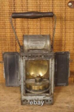 J. Kampschulte & Co Osnabruck German Railroad Miner's Lantern WWII Era