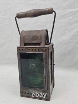 J. Kampschulte & Co. Osnabruck Red Green Yellow Railroad Lantern Lamp German