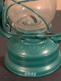 Jupiter 1 Railroad Kerosene Lamp Lantern 1940-50's WWII Era Made In Poland Green