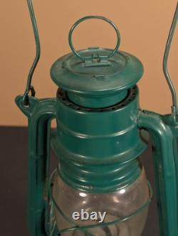 Jupiter 1 Railroad Kerosene Lamp Lantern 1940-50's WWII Era Made In Poland Green