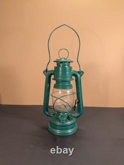 Jupiter 1 Railroad Kerosene Lamp Lantern 1940-50's WWII Era Made In Poland Green