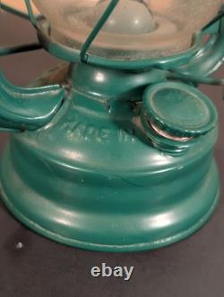 Jupiter 1 Railroad Kerosene Lamp Lantern 1940-50's WWII Era Made In Poland Green