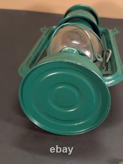 Jupiter 1 Railroad Kerosene Lamp Lantern 1940-50's WWII Era Made In Poland Green
