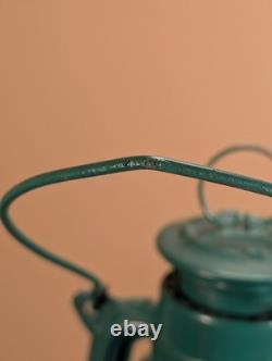 Jupiter 1 Railroad Kerosene Lamp Lantern 1940-50's WWII Era Made In Poland Green