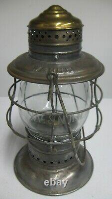 Kelly W&N RR Brass Top Bell Bottom Railroad Lantern