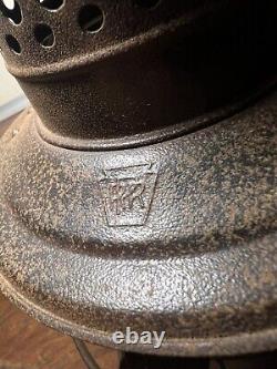 Keystone Lantern Co PRR Railroad Lantern stamped PRR Fuel Tank handlan Burner