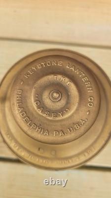 Keystone The Casey Pat Dec 30 1902 Une 2 1903 Railroad Lantern (perfect!)
