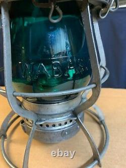 Keystone The Casey Railroad Lantern with Green Replacement Wabash Tall Globe