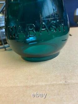 Keystone The Casey Railroad Lantern with Green Replacement Wabash Tall Globe