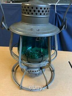 Keystone The Casey Railroad Lantern with Green Replacement Wabash Tall Globe