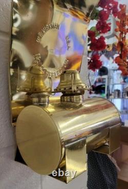 Kirkman No. 2 Bunk Car Wall Lamp Railroad Lantern Train Brass
