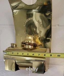 Kirkman No. 2 Bunk Car Wall Lamp Railroad Lantern Train Brass