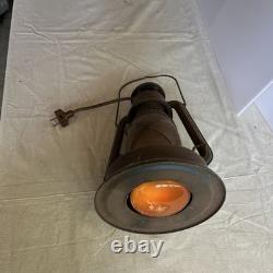 Knotts Berry Farm Vintage kerosene Railroad Lantern Lamp wired for electrical