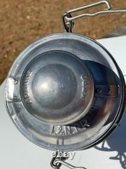 L&N Railroad Adlake Kero Lantern KOPP Amber Globe Unfired Louisville & Nashville