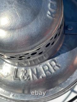 L&N Railroad Adlake Kero Lantern KOPP Amber Globe Unfired Louisville & Nashville