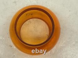 L&N Railroad Adlake Kero Lantern KOPP Amber Globe Unfired Louisville & Nashville