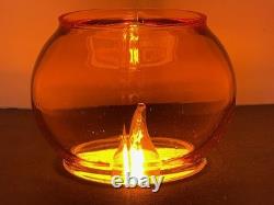 L&N Railroad Adlake Kero Lantern KOPP Amber Globe Unfired Louisville & Nashville
