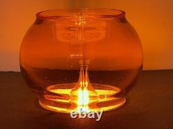 L&N Railroad Adlake Kero Lantern KOPP Amber Globe Unfired Louisville & Nashville