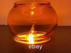 L&N Railroad Adlake Kero Lantern KOPP Amber Globe Unfired Louisville & Nashville