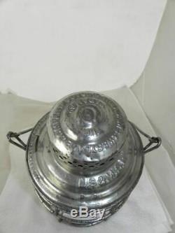 LAKE SHORE & MICHIGAN SOUTHERN RAILROAD LANTERN Clear Cast Lantern Globe