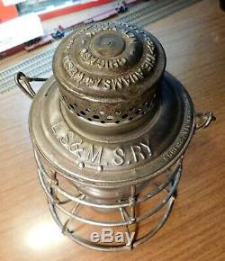 LAKE SHORE & MICHIGAN SOUTHERN RAILWAY Lantern ADAMS & WESTLAKE COMPANY 1895