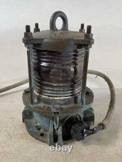 LL Rowe Co. Lamp Lantern brass railroad train marine Vintage 58E76