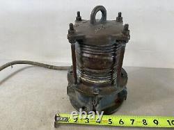 LL Rowe Co. Lamp Lantern brass railroad train marine Vintage 58E76
