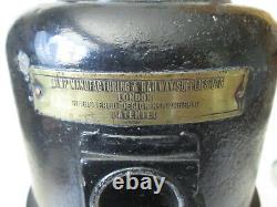 LMS Petroleum railway lamp. Railwayana. Railway lamp. LMS railway