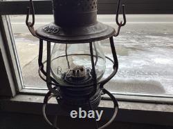 LOCO 1903 KEYSTONETHE CASEYBALTIMORE &OHIO RAILROAD LANTERN WithEMB. (B&O)GLOBE