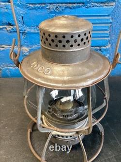 LOCO 1903 KEYSTONETHE CASEYBALTIMORE &OHIO RAILROAD LANTERN WithEMB. (B&O)GLOBE