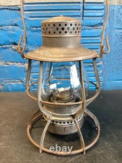 LOCO 1903 KEYSTONETHE CASEYBALTIMORE &OHIO RAILROAD LANTERN WithEMB. (B&O)GLOBE
