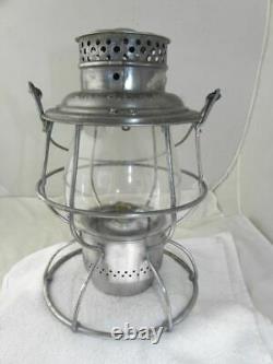 LOS ANGELES & SALT LAKE RAILROAD LANTERN Clear EB Lantern Globe