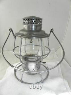 LOS ANGELES & SALT LAKE RAILROAD LANTERN Clear EB Lantern Globe