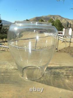 LOS ANGELES & SALT LAKE RAILROAD LANTERN Clear EB Lantern Globe