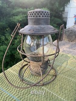 Lake Shore & Michigan Southern Railroad Lantern WithCast Globe