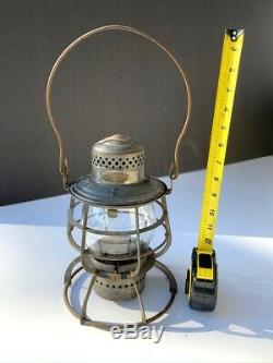 Lantern, Antique Railroad Signal Lamp, DL&WRR