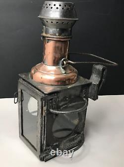 Lantern From Train Railway Fan Vintage Antique