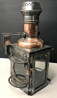 Lantern From Train Railway Fan Vintage Antique