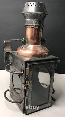 Lantern From Train Railway Fan Vintage Antique