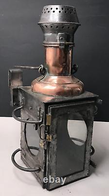 Lantern From Train Railway Fan Vintage Antique