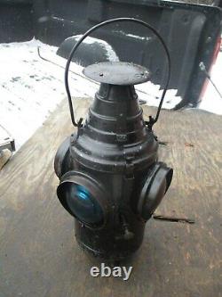 Large 4-way Railroad Switch Target Marker Light Lamp Dressel Arlington Nj