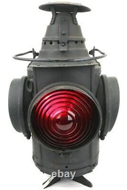 Large 4-way Railroad Switch Target Marker Light Lamp Dressel Arlington Nj