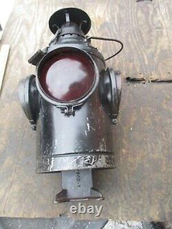 Large 4-way Railroad Switch Target Marker Light Lamp Dressel Arlington Nj