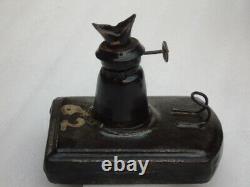 Large Enamel Antique Railway Signal Lamp Railroad Lantern Train Track Switch