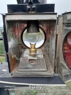 Large Unused British Rail Guards Signalling Railway Lamp