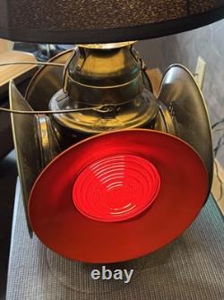 Large Vintage St Louis Railroad Handlan Lamp Train Lantern Light works great