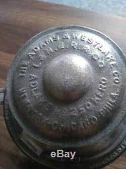 Lehigh New England Adlake 250 Railroad Lantern Rare