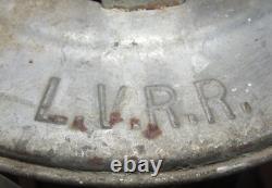 Lehigh Valley Railroad Dietz Vesta Lantern w Clear Globe Etched LVRR