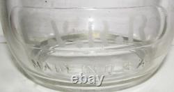 Lehigh Valley Railroad Dietz Vesta Lantern w Clear Globe Etched LVRR