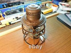 Lehigh Valley Railroad Lantern Armspear Man'fg Co. New York L. V. R. R. 1886